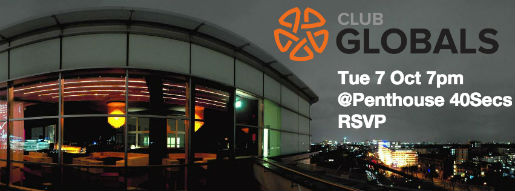 Club GLOBALS Oct Event Connecting the Dots at Penthouse 40 SecsBlog